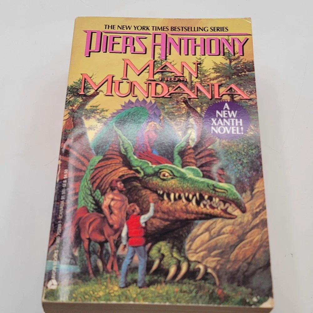 Piers Anthony Xanth Series 5 Book Lot Paperback Vintage Fantasy Adventure GOOD